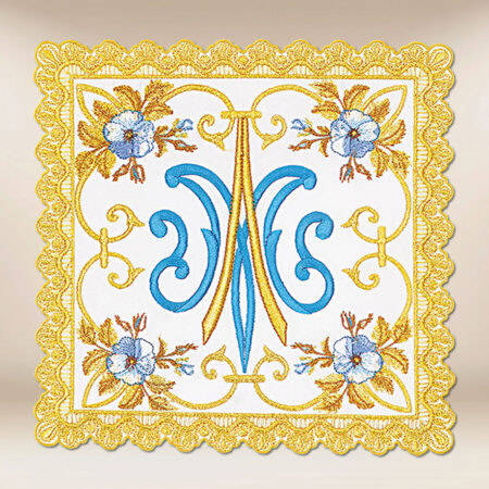 Palla ricamata con filo dorato