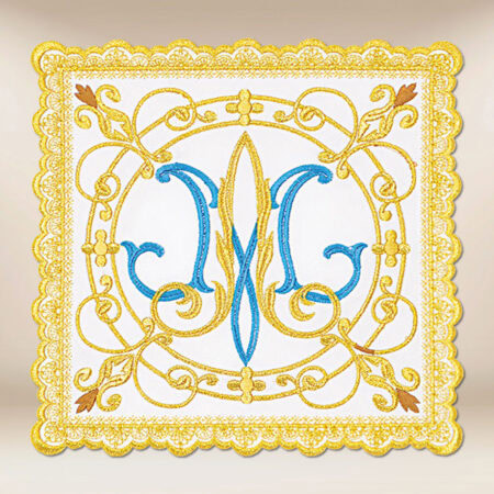 Palla ricamata con filo d'oro