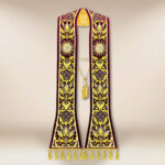 Stola romana con motivo IHS