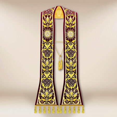 Stola romana con motivo IHS