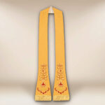 Stola ricamata romana in oro