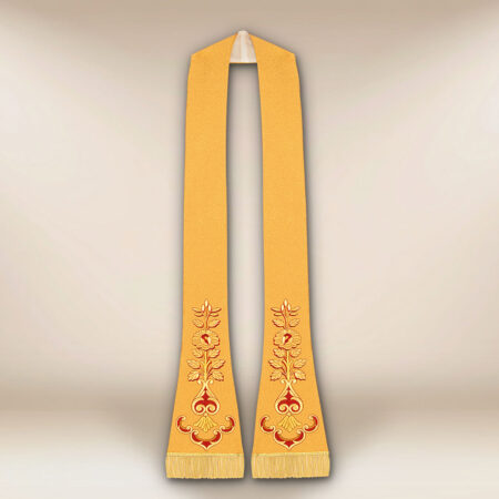 Stola ricamata romana in oro