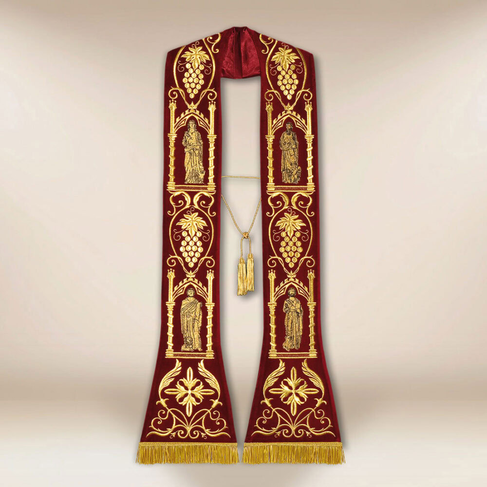 Stola ricamata 4 Evangelisti