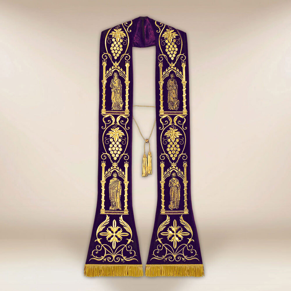 Stola ricamata 4 Evangelisti