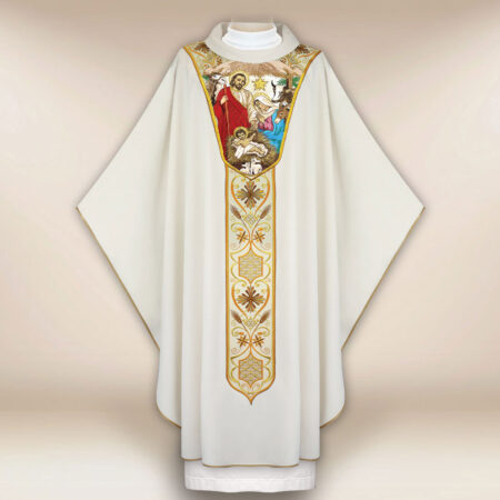 Paramento ricamato per Natale