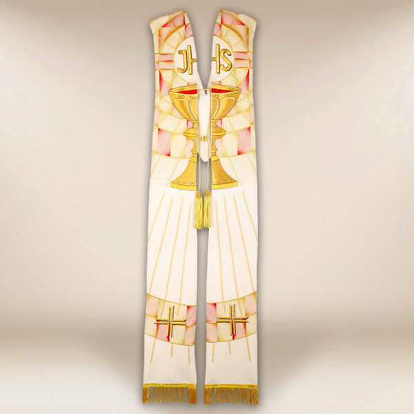 Stola ricamata<br>“La luce dell'Eucaristia”
