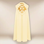 Piviale liturgico ecru Alfa Omega PX