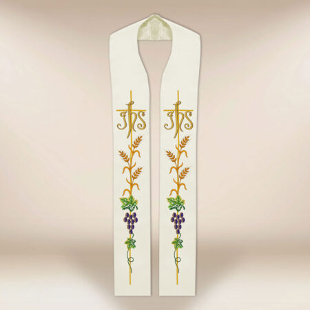 Stuła haftowana “IHS”