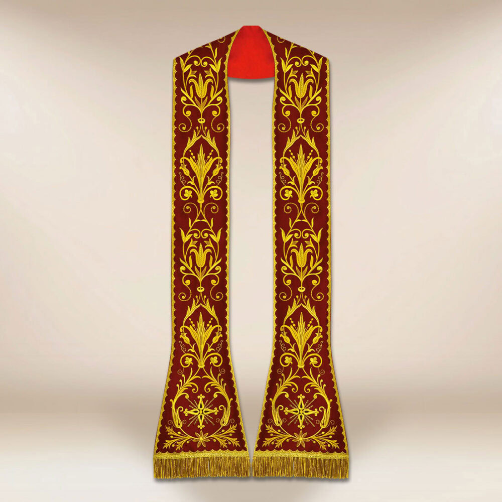 stola romana ricamata