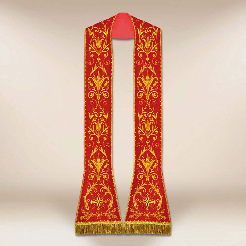 stola ricamata romana