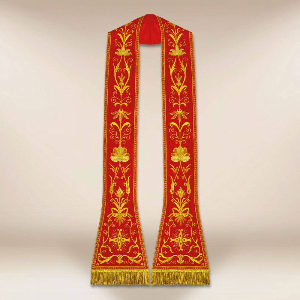 stola ricamata romana