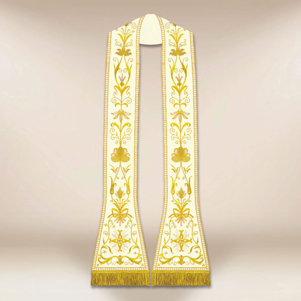 stola romana ricamata