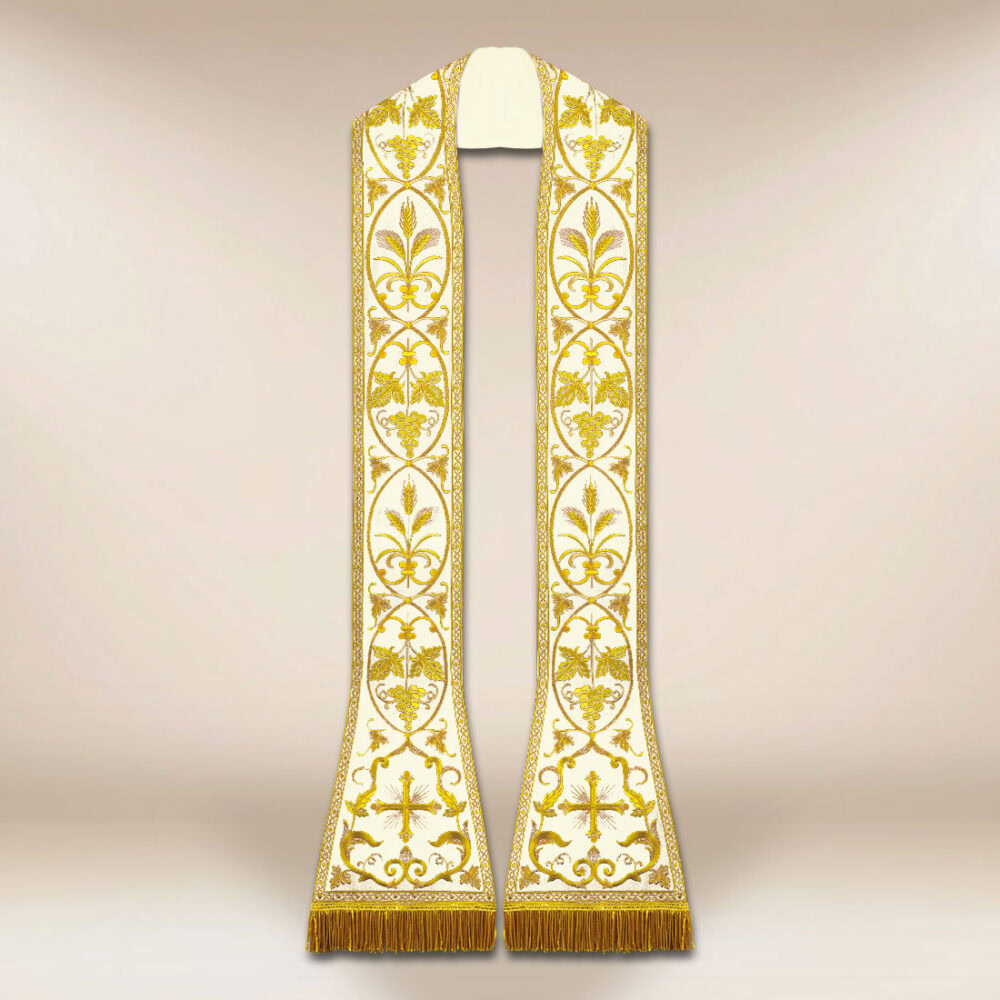 stola romana ricamata