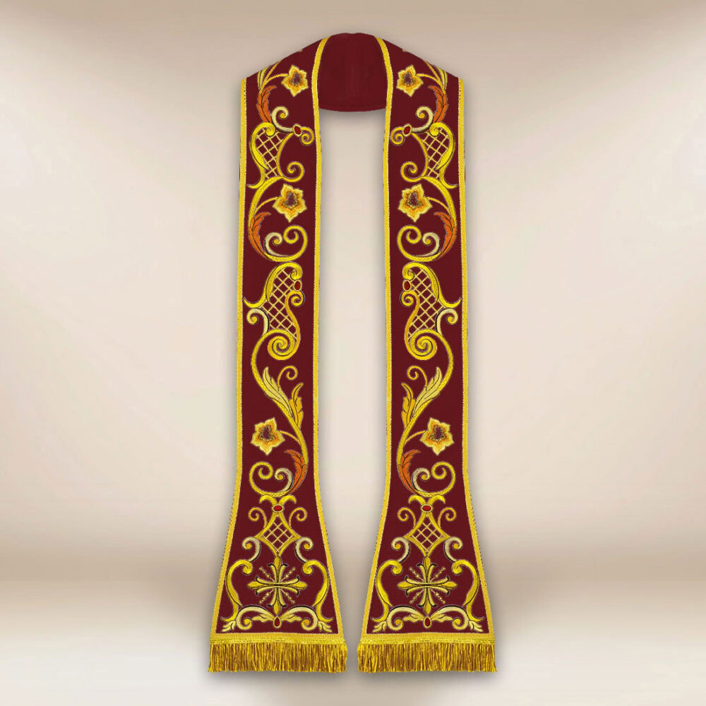 stola ricamata romana