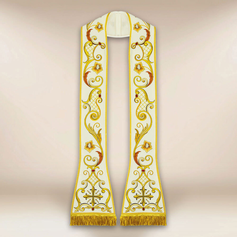 stola romana ricamata