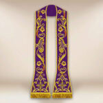 stola liturgica ricamata romana