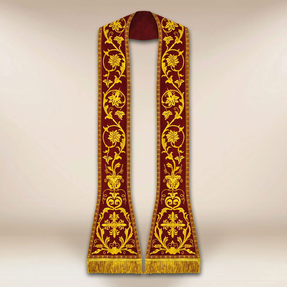 stola ricamata romana