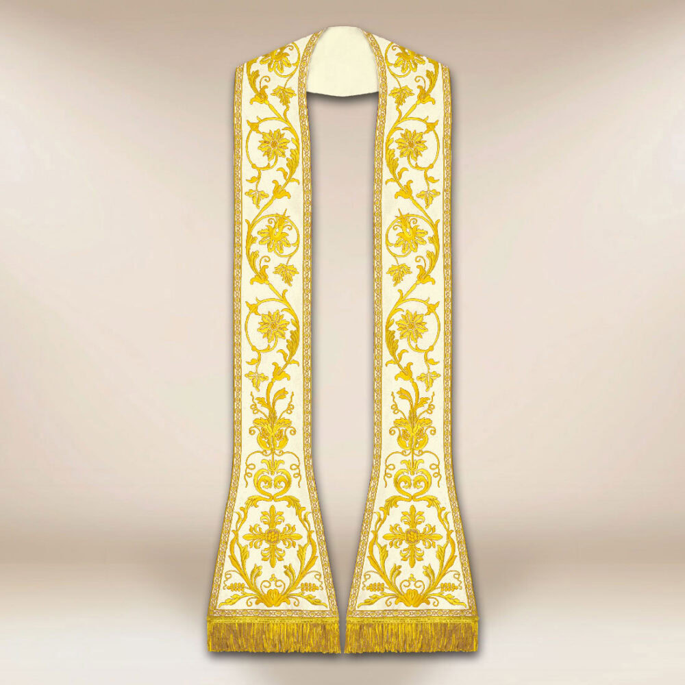 stola romana ricamata