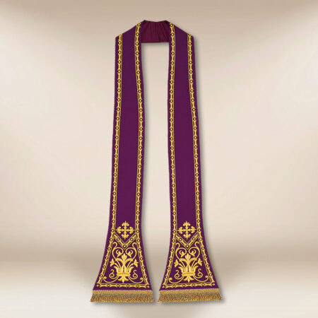 Stola Ricamata Romana Con Ornamento