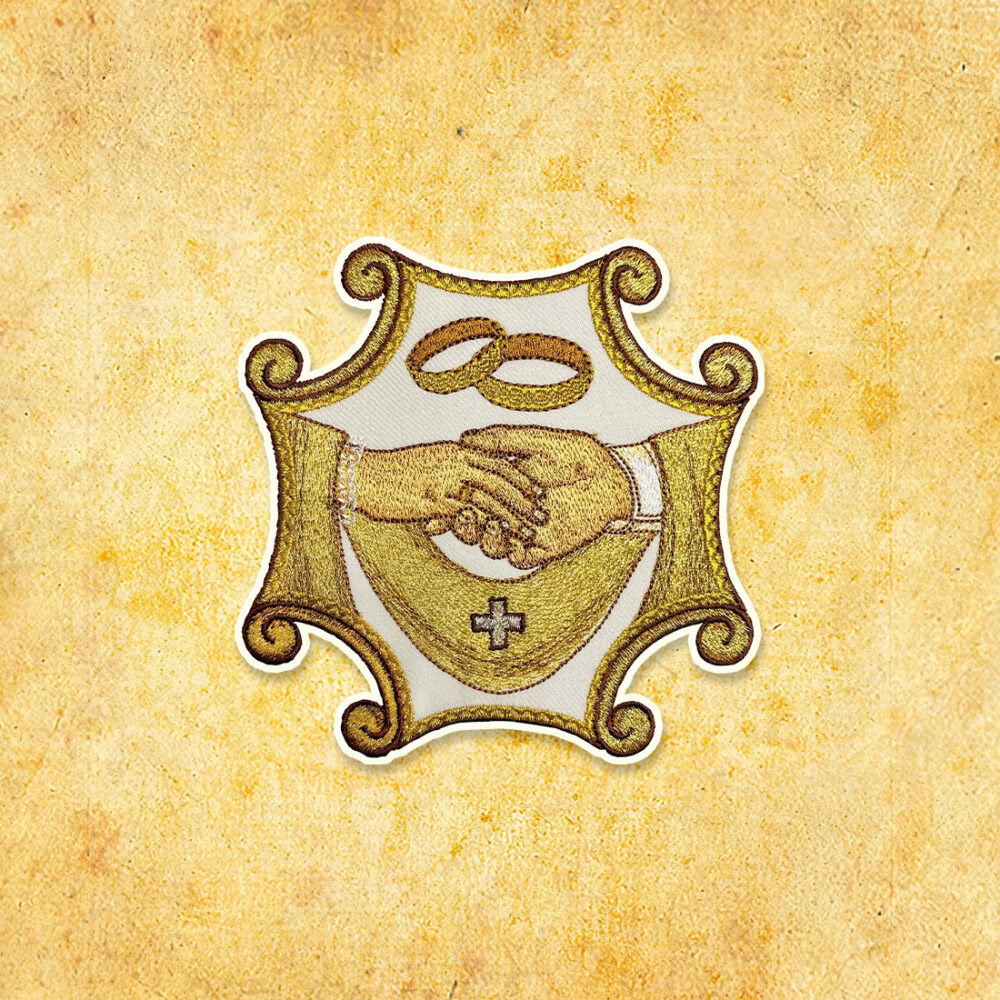Applicazione ricamata “Nuziale”