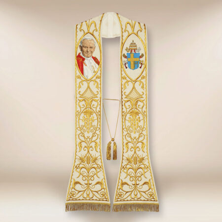 Stola ricamata di San Giovanni Paolo II