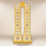 Stola romana ricamata ecru