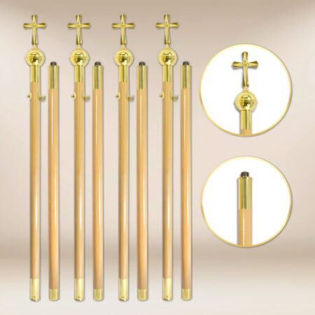 bastoni per baldacchino processionale