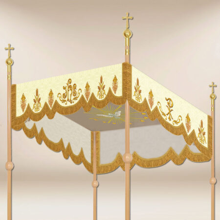 Baldacchino processionale ricamato