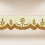 Baldacchino processionale ricamato