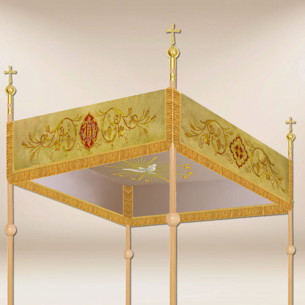 Baldacchino processionale ricamato