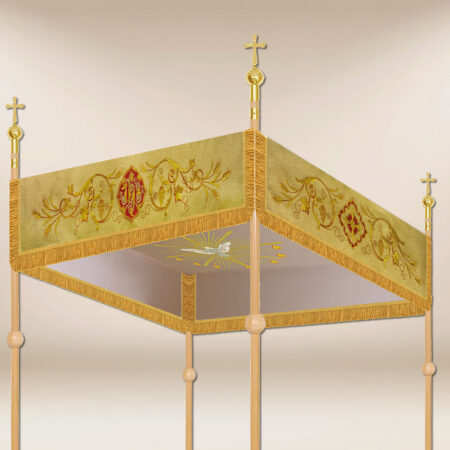 Baldacchino processionale ricamato