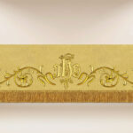 Baldacchino processionale ricamato