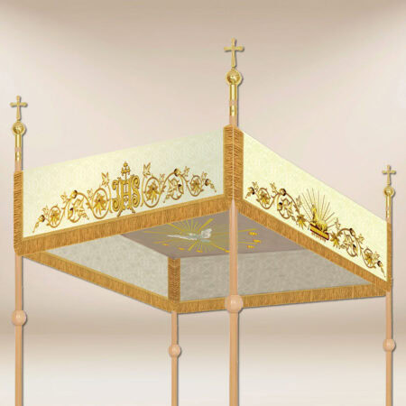 Baldacchino processionale ricamato