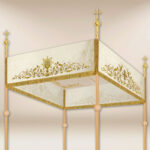 Baldacchino processionale ricamato