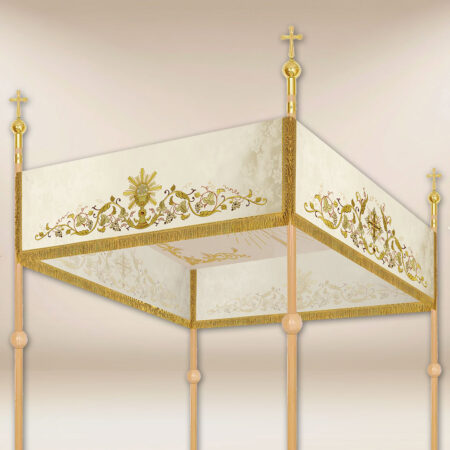 Baldacchino processionale ricamato