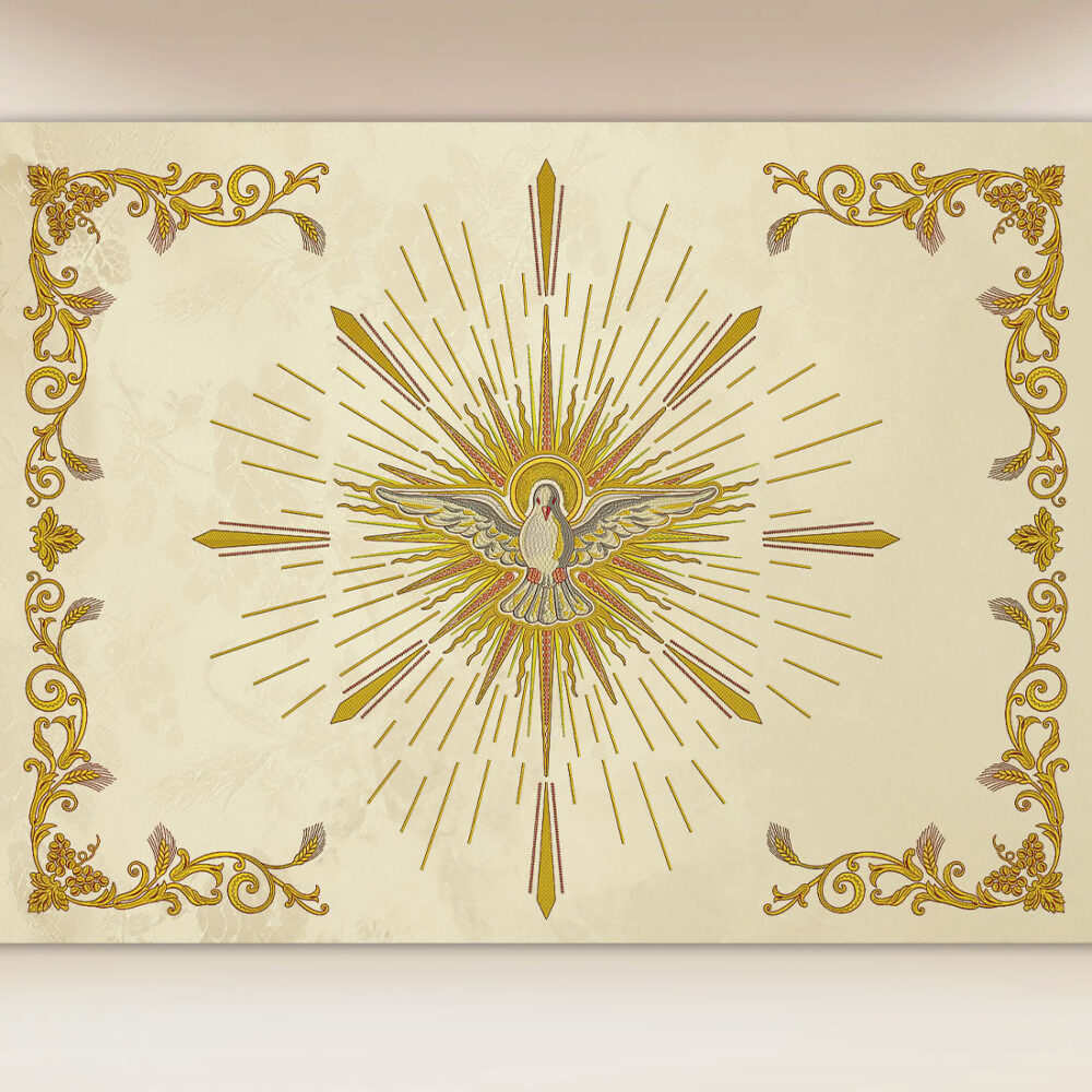 Baldacchino processionale ricamato