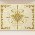 Baldacchino processionale ricamato