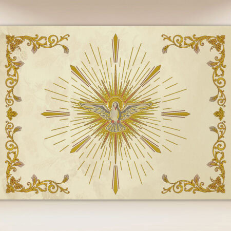 Baldacchino processionale ricamato