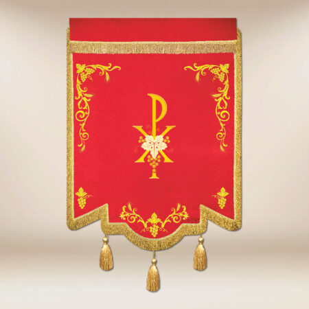 Chorągiew haftowana- Serce Jezusa