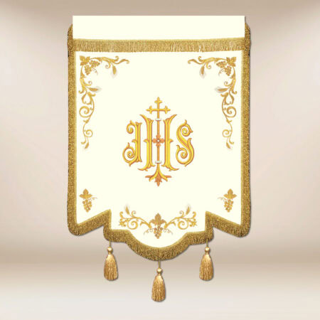 Chorągiew haftowana – Chrystus Król