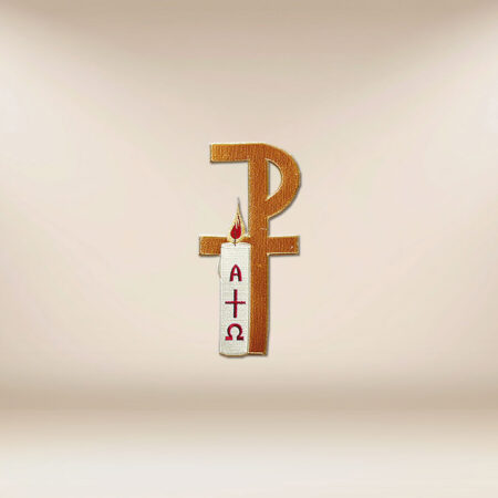 Applicazione Ricamata “Px Con Candela”