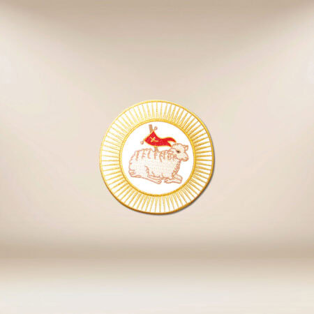 Applicazione ricamata “Agnello”