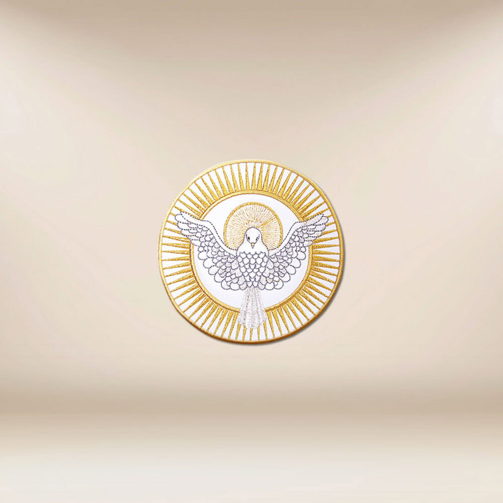 Applicazione ricamata “Spirito Santo”
