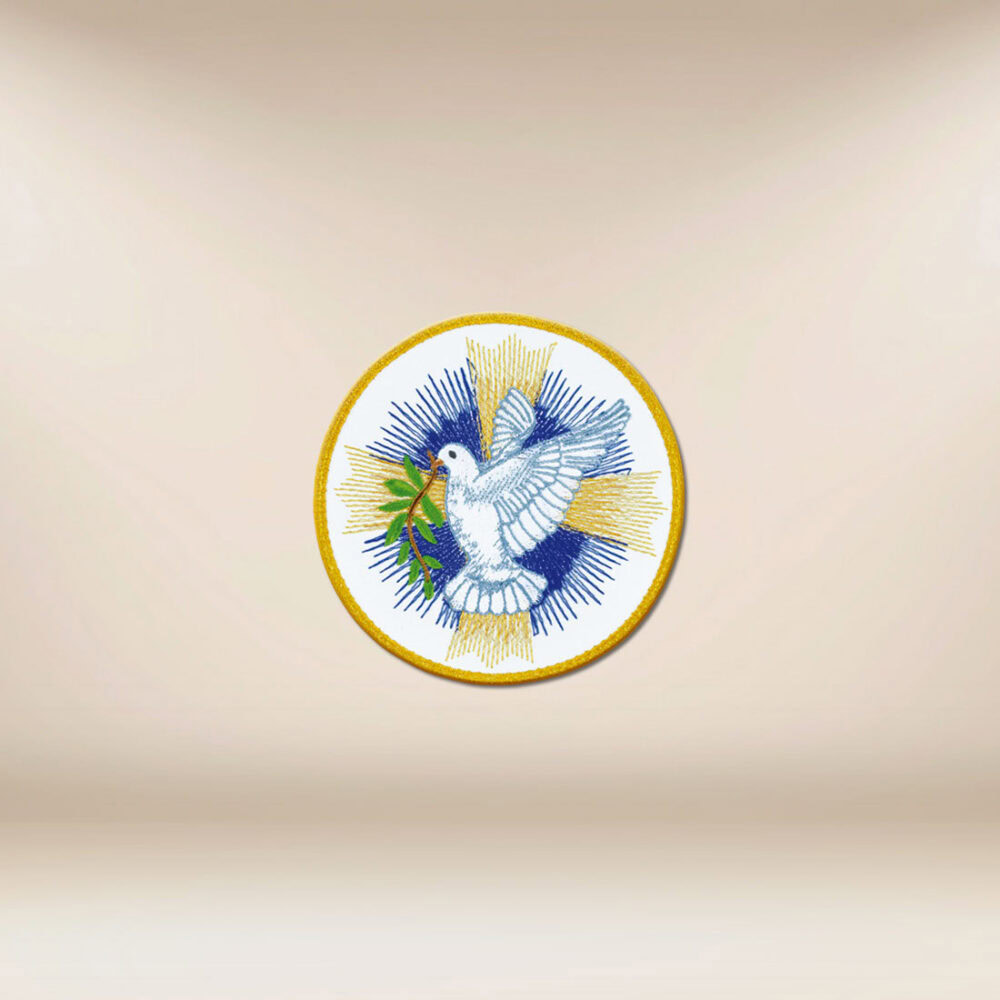Applicazione ricamata “Spirito Santo”