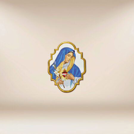 Applicazione ricamata “Madonna”