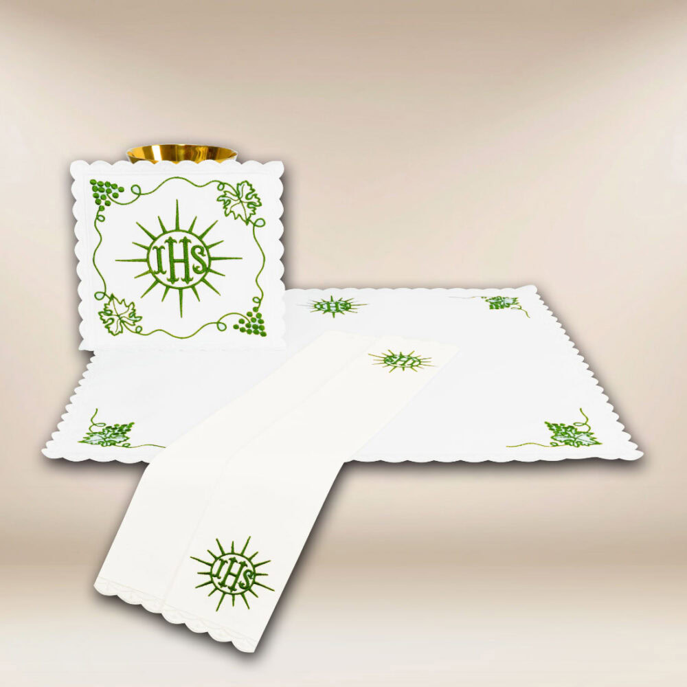 Servizio da messa verde