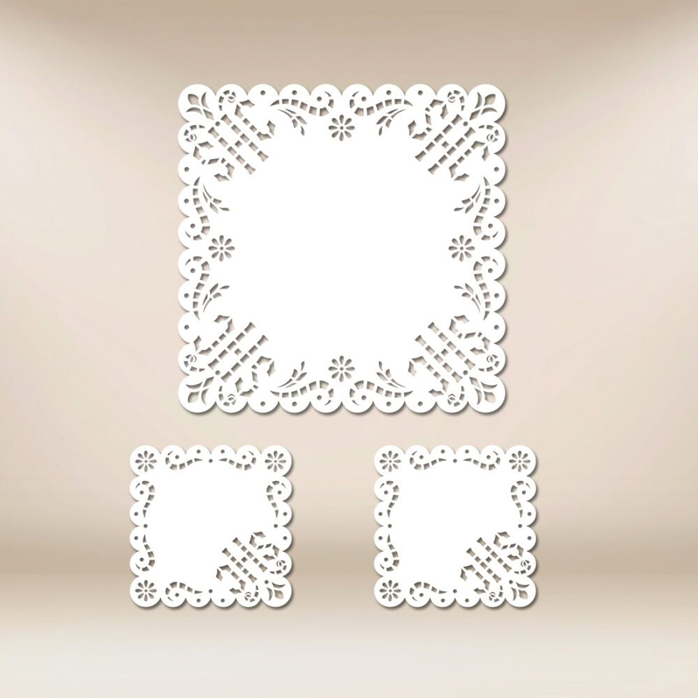 tovagliette per altare set liturgico tagliato al laser