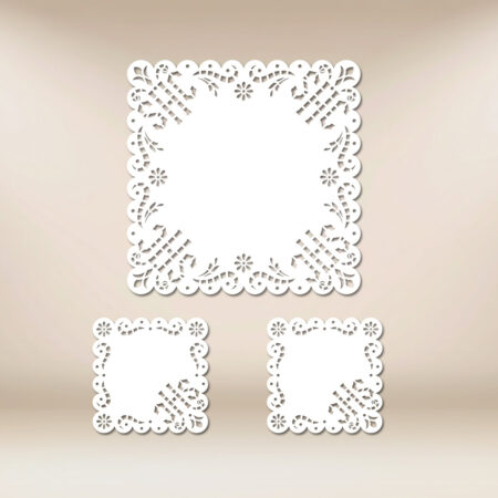 tovagliette per altare set liturgico tagliato al laser