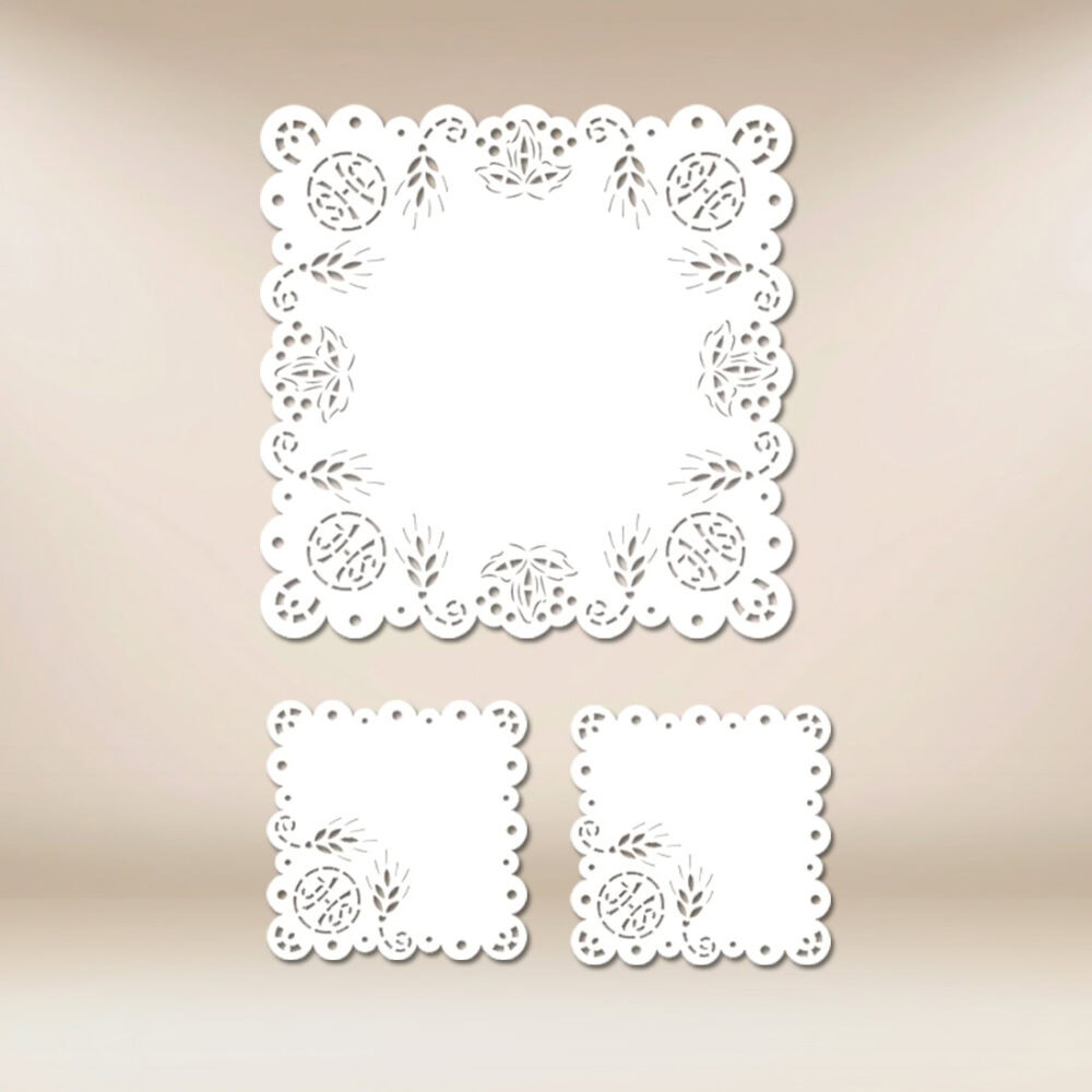 tovagliette per altare set liturgico tagliato al laser