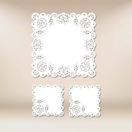 tovagliette per altare set liturgico tagliato al laser